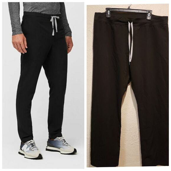Figs Mens Size XL Technical Collection Black Nurse Scrub Pants Drawstring - Picture 1 of 12